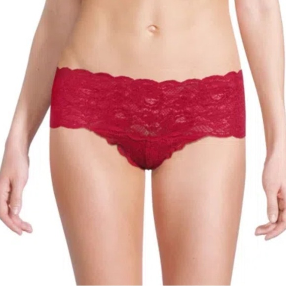 Cosabella Women’s Never Say Never Hottie Hotpant Red Lace Panties Small NWOT - Picture 2 of 10